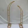 Comércio Exterior Pode Ser Personalizado Espessado Casamento Ferro Forjado Chifre Porta Prateleira Arco de Chifre Casamento ao Ar Livre Arranjo Suporte de Flores Decoração