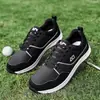 Sapatos de Golfe Outono Masculino Profissional Esportivo Sem Travas Antiderrapante Masculino Respirável Confortável para Treinamento ao Ar Livre