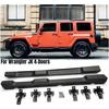 07-17 JK Wrangler cuatro puertas dos puertas estribo lateral original del coche pedal en el coche accesorios modificados pedal modificado