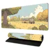 Mouse Pad Paisagem Roxo Olho Ampliado Proteção Cura Estudo Campo Mesa Pad Protetor de Pulso Mesa Mouse Pad