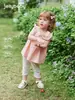 [Antibacterial 7A] Conjunto Elegante de Ropa para Niñas de 3 Piezas Verano Infantil Estilo Francés Conjunto de Dos Piezas Ropa para Niños Pequeños Ropa Casual para Bebés de 5 Piezas