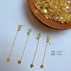 Plata de Ley S925 Cadena Extendida de Amor Pulsera de Cuentas DIY Cadena de Conexión para Collar Cadena de Cola con Ajuste de Tirón de Silicona