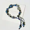 Pulsera de Cerámica Jingdezhen Nueva Pulsera de Cerámica China Joyería Estudiante Estilo Tíbet Cuerda Trenzada a Mano Puesto Regalo para Estudiante