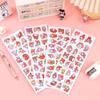 SL-35 Stickers Sanrio para Niños Lindo Dibujo Animado Yugui Dog Kulomi Teléfono Móvil DIY Stickers para Cuenta de Mano 4 Paquetes