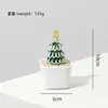 Árbol de Navidad Glaseado de Zibo Planta en Maceta Oficina Decoración Creativa de Escritorio Regalo de Navidad Artesanía de Vidrio Venta al por Mayor