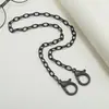 Nueva Cadena de Cuerda Acrílica para Mascarilla Infantil Lanyard Fresco Pequeño Color Caramelo Agradable a la Piel Doble Hebilla para Cuello Cuerda Antiperdida para Mascarilla