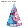 Sombrero de Papel con Tema de Dibujos Animados para Fiesta de Cumpleaños, Sombrero Triangular, Sombrero para Pastel de Cumpleaños Infantil, Sombrero Puntiagudo Decorativo para Fiesta de Adultos