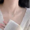 Collar de Estrella Pequeña para Mujer, Lujo Accesible Diseño de Nicho, Collar de Clavícula de Gama Alta, Estilo Genial Personalizado, Joyería Simple Elegante