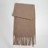 Exclusivamente para Vendas Transfronteiriças|Cachecol Monocromático com Toque de Mohair Sintético|Macio e Amigo da Pele Em Estoque|Suporta Personalização de Logo