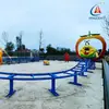 Equipo de Atracción Pulpo Verde 3m de Altura Operativa Cinturón de Seguridad Protección Tren de Rieles para Niños Fabricante Suministro