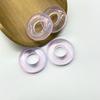 Horquilla antigua diy tocado paso sacudir borla esmalte material jade 17mm/24mm anillo círculo material mayoreo