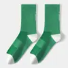 Calcetines de Ciclismo para Mujer de Alta Elasticidad, Transpirables y Amortiguadores, Calcetines Deportivos de Fitness Profesionales con Rizo, Calcetines de Media Caña Reflectantes para Ciclismo Nocturno para Hombre