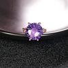 Anillo Mayorista Imitación Esmeralda Turmalina Lujo Bajo Corte Milenio Anillo Diamante Hemoglobina Paloma Anillo Amatista Viva
