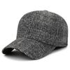 Gorro de invierno para hombre de mediana edad, sombrero de cuero forrado de polar cálido para padre, sombrero para anciano, abuelo, sombrero de ala corta versátil