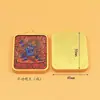 Colar com Pingente Thangka Pintado à Mão Dourado Estilo Xizang Oito Santos Padroeiros Doze Signos do Zodíaco Venda Direta da Fábrica