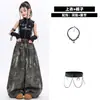 Ropa de hip-hop para niñas de jazz, atuendos de baile modernos y geniales para espectáculos infantiles, disfraces de moda para actuaciones callejeras de niñas
