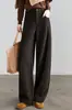Pantalones de Mamá Primavera, Otoño e Invierno Sueltos de Cintura Alta Rectos, Pantalones Casuales de Nuevo Estilo, Pantalones para Mujeres de Mediana Edad y Mayores