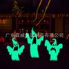 Halloween Luminoso Fantasma Branco Inserções Decorativas de Chão Halloween Festa em Casa Inserções de Pátio Inserções de Atmosfera de Horror