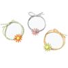 Estilo coreano Hyun-Hyun Estilo Margarida Cabelo Laço Flor Corda de Cabelo Doce Internet Popular Menina Tendão de Borracha Corda de Cabelo Bonito Pulseira Headwear