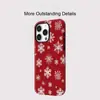 Processamento, Produção e Atacado de Capa de Celular Iphone17 Floco de Neve Tela Cheia, Capa Protetora Fosca Apple 15Promax