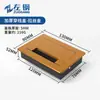 Caja de cables de aleación de aluminio engrosada para escritorio, cubierta de orificio para cables acolchada multifuncional para mueble de TV, cubierta decorativa para escritorio de oficina