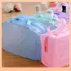 Bolsa de Cosméticos Transparente Impermeable Floral Creativa para el Hogar y Viajes Bolsa de Artículos de Tocador Bolsa de Almacenamiento para Artículos de Baño