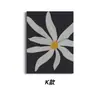 Pintura Decorativa de Plantas e Flores Simples da Amazon Transfronteiriça Arte de Parede de Fundo para Sala de Estar Quarto Pintura Suspensa Pintura em Tela Sem Moldura