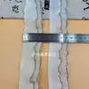 Estilo Tweed Plisado Doble Capa Elástico Plisado Ondulado Chifón Encaje Hecho a Mano DIY Cuello de Muñeca Falda Accesorios Venta al por Mayor