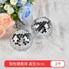 Espejo decorativo reflectante superficie reflectante bola láser accesorios de fotos de hotel bola bola de discoteca lente de cristal tela de boda