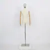 Maniquí de Cabeza con Hombros Caídos para Clavícula de Tienda de Ropa, Accesorios de Maniquí, Soporte de Maniquí Femenino, Soporte de Exhibición de Maniquí Femenino para Escaparate, Maniquí de Medio Cuerpo