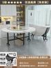 Mesa Dobrável Mesa de Jantar Doméstica Pequeno Apartamento Mesa de Jantar Quarto de Aluguel Mesa de Jantar Simples Moderna Simples 10 Pessoas Novo Produto