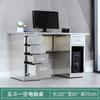 Mesa de Escritório Aço Inoxidável à Prova de Fogo com Gaveta Bancada Médica Mesa de Terapia para Diagnóstico de Laboratório Oficina de Fábrica Mesa de Escrita