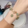 Pulsera de cristal nueva estilo coreano para mujer estilo ins simple personalizado diseño original pulsera de amatista en vivo en línea