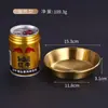 Plato de Salsa Coreano 304, Taza para Salsa, Taza Pequeña para Condimentos, Plato Dorado para Kétchup, Plato para Vinagre, Taza para Salsa de Pimienta para Filete