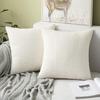 Nórdico Simple Color Sólido Almohada Pana Grano de Maíz Cojín Hogar Sala de Estar Dormitorio Funda de Almohada Habitación Modelo Sofá