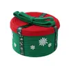 Cesta de Almacenamiento Personalizada para Decoraciones Navideñas con Tapa a Prueba de Polvo Caja de Regalo Cesta de Almacenamiento Tejida con Cuerda de Algodón Empaque de Regalo Festivo