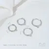 Aretes de Aro Sencillos de Lujo Chapados en Oro Real de 14 Quilates Aretes con Accesorios Colgantes Aretes Hechos a Mano DIY Materiales para Joyería