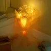 Día de San Valentín confesión Rosa LED bola de onda Red de puesto de globos bouquet de red bola de onda luminosa al por mayor