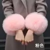 Mangas de Pelo Extra Grandes, Faixas de Mão de Pelo Sintético, Luvas, Punhos à Prova de Vento, Pulseiras, Pulseiras Fofas de Pelo Sintético de Raposa para Mulheres, Inverno