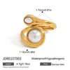 Pulsera Jieding Estilo Europeo y Americano con Cierre de Acero Titanio y Corazón de Pedrería para Mujer, Joyería que no se decolora, Accesorios de Acero Inoxidable, Oro Rosa Transfronterizo
