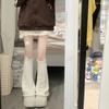 Meias de malha Y2k Spice Girls Subcultura Japonesa Jk College Style Outono e Inverno Perna Manga Barril Médio Harajuku Estilo Meias Empilhadas para Mulheres
