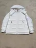 Jaqueta puffer feminina Moncler Maire transfronteiriça, jaqueta puffer clássica feminina Maya, jaqueta curta rosa