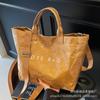 Bolsa de Mano Gran Capacidad Bolsa 2026 Nuevo Estilo Bolsa para Mujer de Moda de Gama Alta Versátil Bolso de Mano Retro para Viajes Bolsa Grande