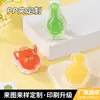 Clip Creativo de PP con Alto Valor Estético, Lindo Diseño Nuevo de Acrílico con Patrones de Tetera y Cafetera, Adecuado para Exámenes y Cuadernos de Niñas