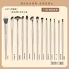 Cangzhou Conjunto de Pincéis para Sombra Pincéis de Maquiagem Pincel Lâmina Pincel para Delineador Pincel para Blush Conjunto Completo de Ferramentas de Maquiagem Maquiagem para Olhos Portátil