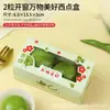 Caixa de presente portátil Qingtuan Qingmingguo Mai Tuan Zi Caixa de embalagem de pastelaria chinesa Rolha de papel Adesivo Caixa de embalagem para panificação