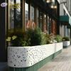 Centro Comercial Hermoso Taburete de terrazo empalmable Macetero Macetero Combinación de asientos Estilo europeo estilo ins Cuenco de flores de piedra artificial