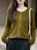 Cardigan de Tricô Minimalista de Alta Qualidade Francês para Mulheres Camada Base Solta Emagrecedora Gola Redonda Ponto Meia e Ponto Tricô Casaco Suéter com Zíper