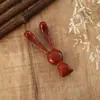 Raspador de Cabeza de Conejo de Palo de Rosa Alrededor de los Ojos y Mandíbula Levantamiento Artesanía de Madera Dibujo Animado Creativo Lindo Peine de Meridianos
