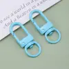 Llavero con Hebilla de Puerta Colorida Pintada Nicho Versátil de Alta Gama Color Caramelo Hecho a Mano DIY Accesorios de Joyería Venta Directa Venta al por Mayor